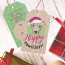 Search for paw print gift tags Happy pawlidays