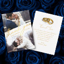 Search for gold wedding thank you cards Newlyweds