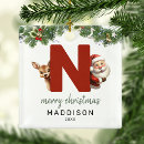 Search for letter n christmas tree decorations Keepsake