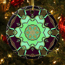 Search for purple christmas tree decorations Geometric