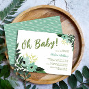 Search for tropical floral baby shower invitations Modern