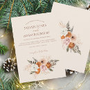 Search for peach flower wedding invitations Rustic