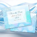 Search for teal blue wedding invitations White