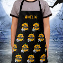Search for black skull aprons Orange