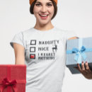 Search for naughty or nice tshirts Funny