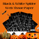 Search for spider web tissue paper Black and white