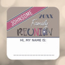 Search for cute name tag stickers Family reunion