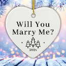 Search for will you marry me christmas tree decorations Winter