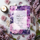 Search for lilac and silver wedding invitations Watercolor