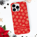Search for red snowflake iphone cases Modern