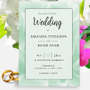 Search for mint green wedding invitations Contemporary