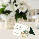 Search for gold floral table cards Feminine