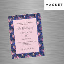 Search for navy blue floral wedding invitations Pink