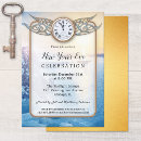 Search for clock new years eve party invitations Happy new year