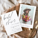 Search for handwritten bridal shower invitations Minimalist
