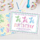 Search for typographies birthday invitations For kids
