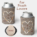 Search for peace sign can coolers Heart