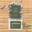 Search for red berries wedding invitations Rustic