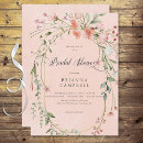 Search for delicate bridal shower invitations Wildflowers