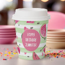 Search for pink paper cups Cute