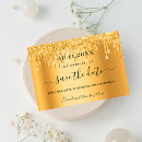 Search for birthday party save the dates Gold