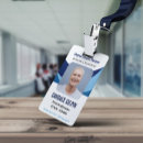 Search for employee id badges Navy blue