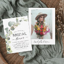 Search for greenery bridal shower invitations Green and white