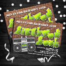Search for old school hip hop invitations Party