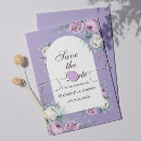 Search for lavender save the dates Lilac