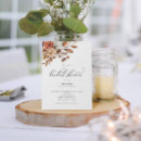 Search for rustic floral bridal shower invitations Bohemian