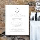 Search for anchor rehearsal dinner invitations White