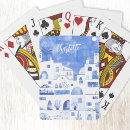 Search for greek playing cards Santorini