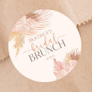 Search for round bridal shower stickers Floral