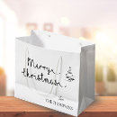 Search for black and white christmas gift bags Cute