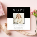 Search for stylish 60th birthday invitations Simple