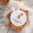 Search for teddy bear first birthday stickers Pink