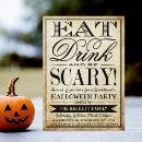 Search for typography halloween invitations Vintage