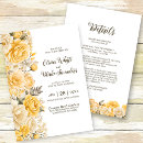 Search for yellow rose wedding invitations Summer