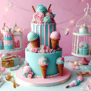 Search for pink cake birthday cards Unique