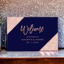 Search for navy and rose gold wedding posters Chic