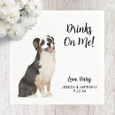 Search for dog cocktail wedding napkins Modern