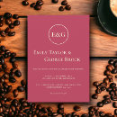 Search for magenta and gold invitations Simple