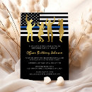 Search for thin blue line invitations Party