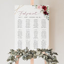 Search for burgundy wedding seating charts Greenery