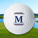 Search for red white and blue golf balls Modern