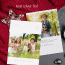 Search for silver christmas invitations Minimalist