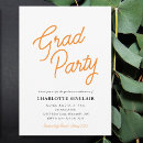 Search for grad party invitations Simple