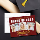 Search for maroon and white invitations High school