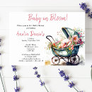 Search for vintage pram baby shower invitations Pink