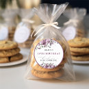 Search for birthday flower stickers Watercolor